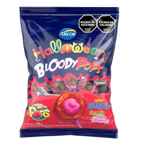 CHUPETIN MR POP EVOLUTION HALLOWEEN BLOODY