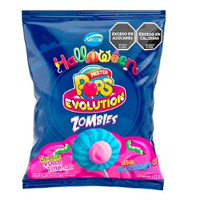 CHUPETIN MR POP EVOLUTION HALLOWEEN ZOOMBIE