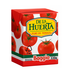 PURE DE TOMATE LA HUERTA 530GR
