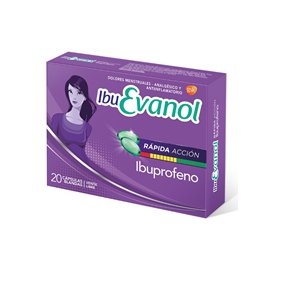 IBU EVANOL GEL RAPIDA ACCION X10 COMP