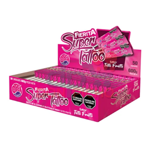 CHUPETIN FIERITA SUPER TATTOO TUTTI FRUTTI 600G