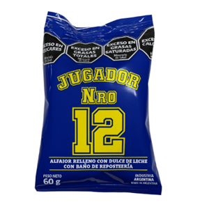 ALFAJOR NUMERO 12 60g