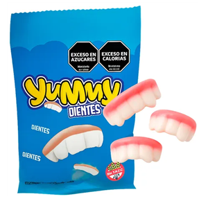 GOMAS YUMMY DIENTES 50G DISPLAY X 10U