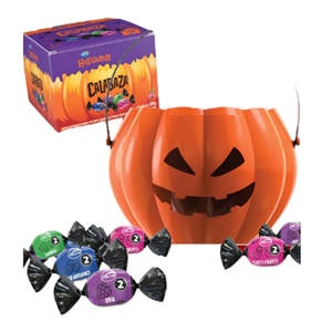 CALABAZA HALLOWEEN 200G CON CARAMELOS ARCOR