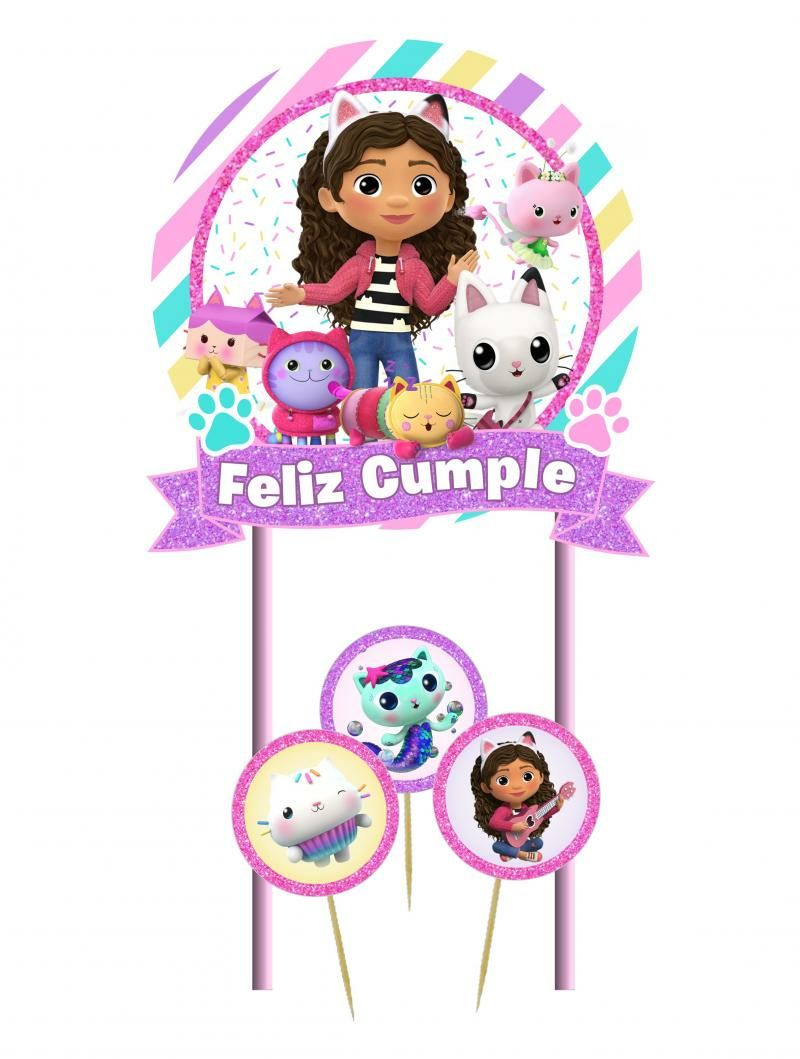 Topper XL Gabby y la Casa de Muñecas Taller Creativo