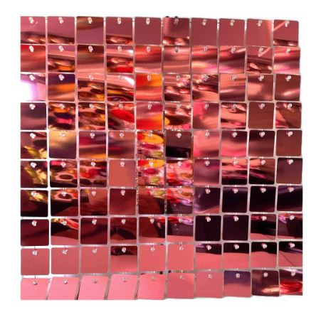 Panel Shimmer Wall 30x30 Rose Gold | Taller Creativo