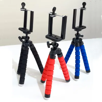 TRIPODE SOPORTE FLEXIBLE PARA CELULAR CAMARA FOTOGRAFÍA ARAÑA PULPO