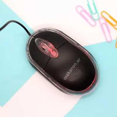 Mouse Optico Con Cable Usb