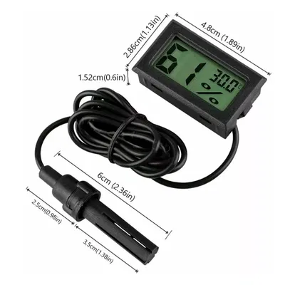 TERMOMETRO HUMEDAD TEMPERATURA MEDIDOR DIGITAL HIGROMETRO SENSOR
