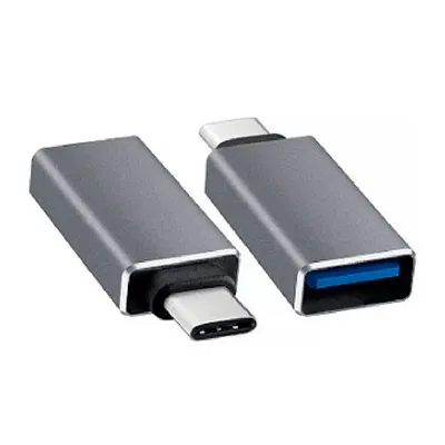Adaptador Otg Usb A Tipo C Metalico