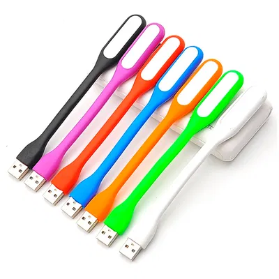 LUZ LED LAMPARA NOTEBOOK PORTATIL FLEXIBLE USB LINTERNA