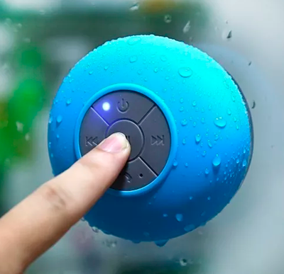 PARLANTE BLUETOOTH CON SOPAPA DUCHA BAÑO VENTOSA
