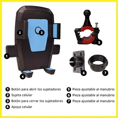 SOPORTE CELULAR MOTO BICI BICICLETA