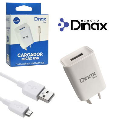 Cargador Micro Usb V8 3a Dinax