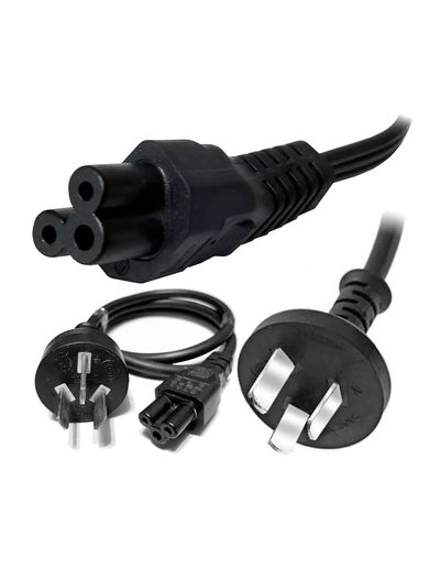 CABLE POWER TREBOL UNIVERSAL P/ CARGADORES DE NOTEBOOKS FUENTES