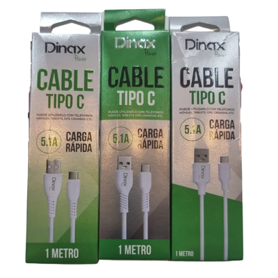 CABLE USB A TIPO C CARGA RAPIDA 1 METRO