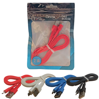 CABLE MICRO USB V8 PLANO