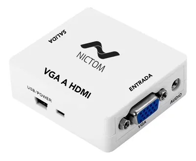 Adaptador Conversor Vga A Hdmi Con Audio