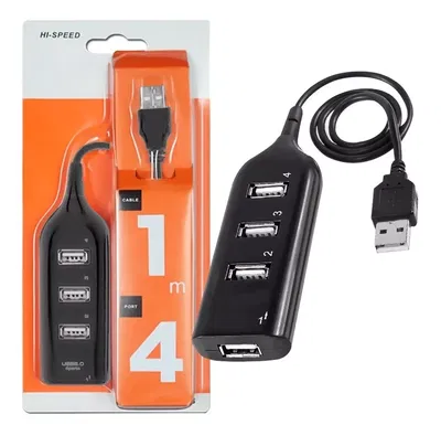 HUB USB 2,0 de alta velocidad 4 puertos