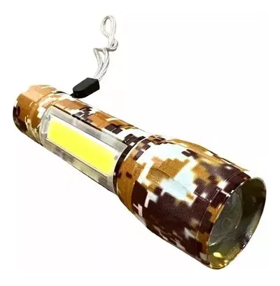 Linterna Chica Tactica c/ reflector lateral usb