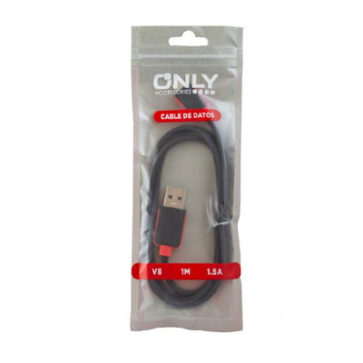 CABLE USB MOD24 - ECO - V8 - NEGRO