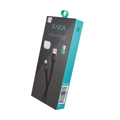 CABLE USB MOD94 WOLVERINE - XAEA - V8 - 4.4 AMP - NEGRO