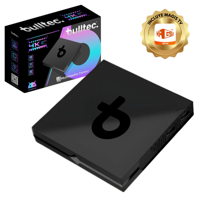 TV Box 4K Ultra HD 8GB x 128GB BULLTEC Convertidor Smart