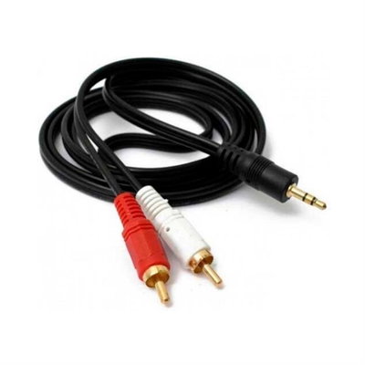 Adaptador Rca A Jack Mini Plug Auxiliar 1.5 Metros