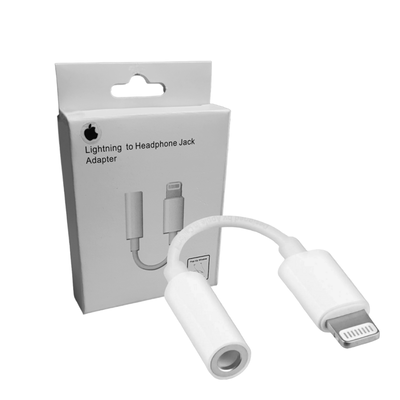 ADAPTADOR LIGHTNING A JACK 3.5MM ADAPTADOR IPHONE A AUXILIAR HEMBRA