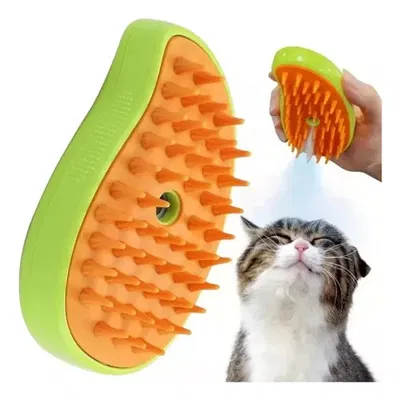 Cepillo de mascota con humidificador
