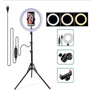 ARO LED DE 10" 26CM BLANCO + TRIPODE RING FILL LIGHT ZMX-260 ARO DE LUZ