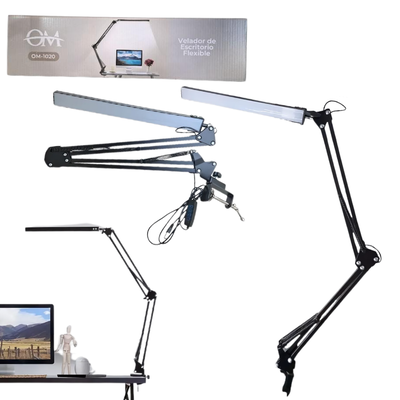 Lámpara Velador Led Mesa Escritorio Brazo Articulado 360 Usb