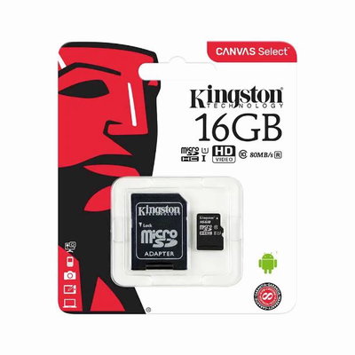 MEMORIA MICRO SD 16GB KINGSTON 