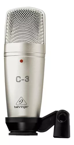 Behringer C-3 condensador cardioide y omnidireccional plateado