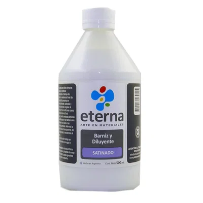 Barniz y diluyente al agua Eterna 500 ml