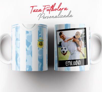 TASA PERSONALIZADA CAMISETA ARGENTINA