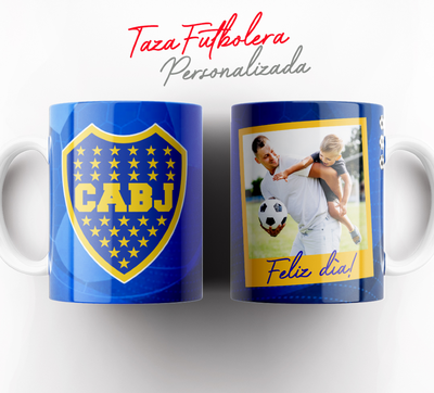 TASA PERSONALIZADA CLUB ATLETICO BOCA JUNIORS