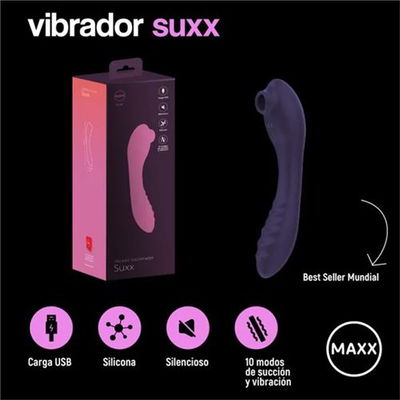 SUCCIONADOR  Y VIBRADOR MAXX PLAY SUXX A USB