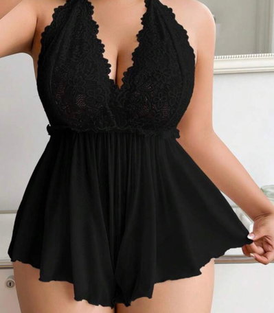 Body negro short 