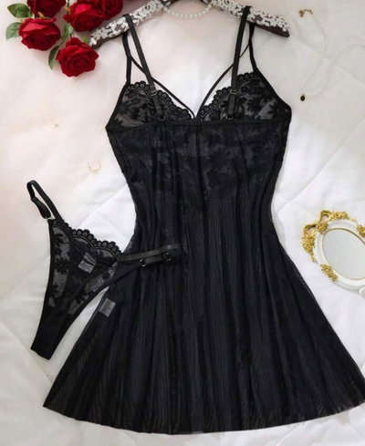 Camison pijama Mujer Negro 