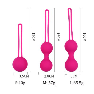 bolas kegel rosa x 3