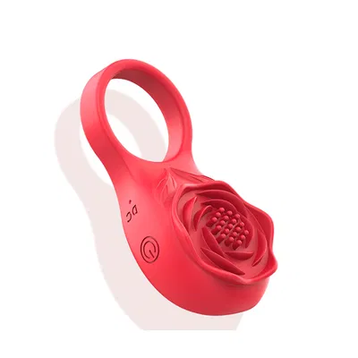 Anillo Vibrador Flower ring app para el Pene Rose