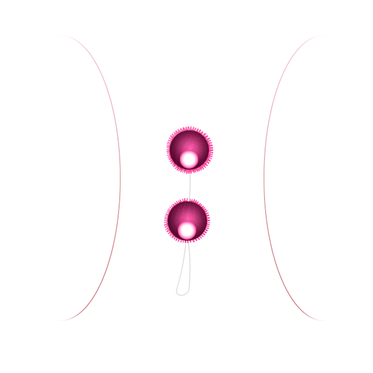 Bolas Kegels Vaginaes 60Grs 3.5Cm