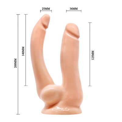 Vibrador Doble 20Cmx3.6