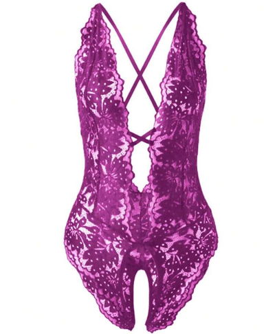 BODY MORADO CON ESPALDA DESCUBIERTA 