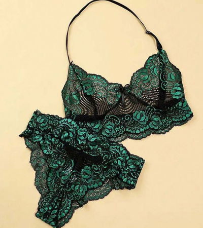 CONJUNTO VERDE Y NEGRO 