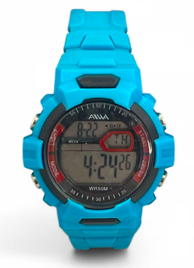Reloj Digital AIWA Time, Sumergible 5 ATM