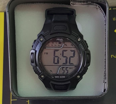 Reloj Digital AIWA Time, Sumergible 5 ATM