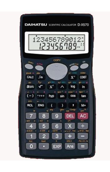 Calculadora Científica Daihatsu D-X570 LaPlus