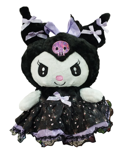 PELUCHE  KUROMI 30cm VESTIDO 